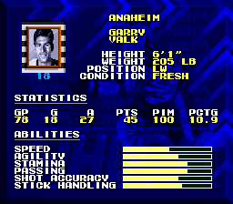 Tecmo Super Hockey screenshot 5 for Sega Genesis